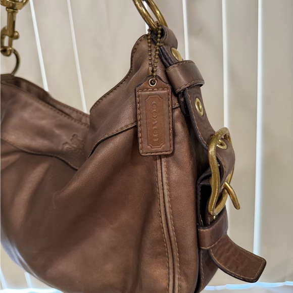 Coach Zoe Leather Hobo shoulder bag - Picture 2 of 15